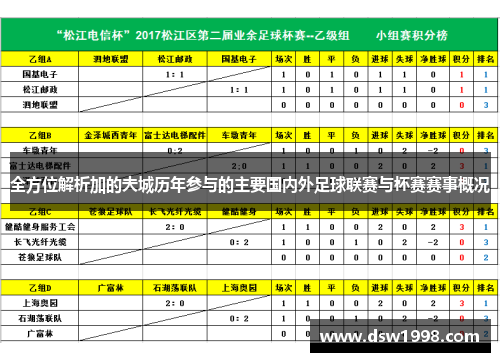 全方位解析加的夫城历年参与的主要国内外足球联赛与杯赛赛事概况 全方位解析加的夫城历年参与的主要国内外足球联赛与杯赛赛事概况